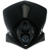Plaque phare Bihr Viper noir | Oxmoto