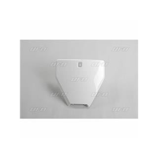 Plaque numéro frontale UFO blanc Husqvarna FC | Oxmoto