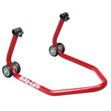 Béquille de stand arrière universelle BIKE LIFT rouge avec supports en "V"- RS-17
