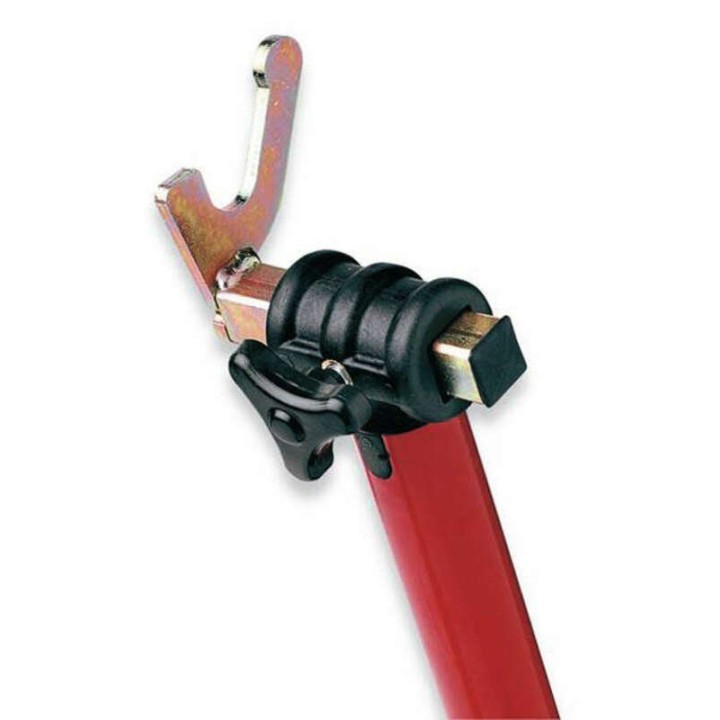Béquille de stand arrière universelle BIKE LIFT rouge avec supports en "V"- RS-17