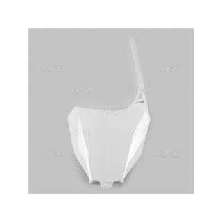 Plaque numéro frontale UFO blanc Honda CRF450R/RX | Oxmoto
