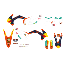 Kit déco complet Blackbird Replica 2538R23 | Oxmoto