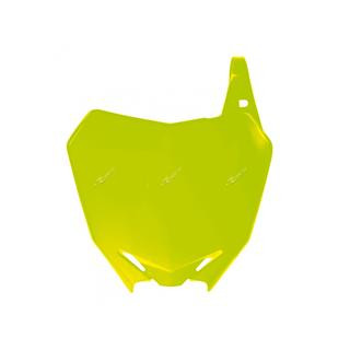 Plaque numéro frontale Racetech jaune fluo Suzuki RM-Z250/450