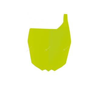 Plaque numéro frontale Racetech jaune fluo Yamaha YZ125/250/250F/450F