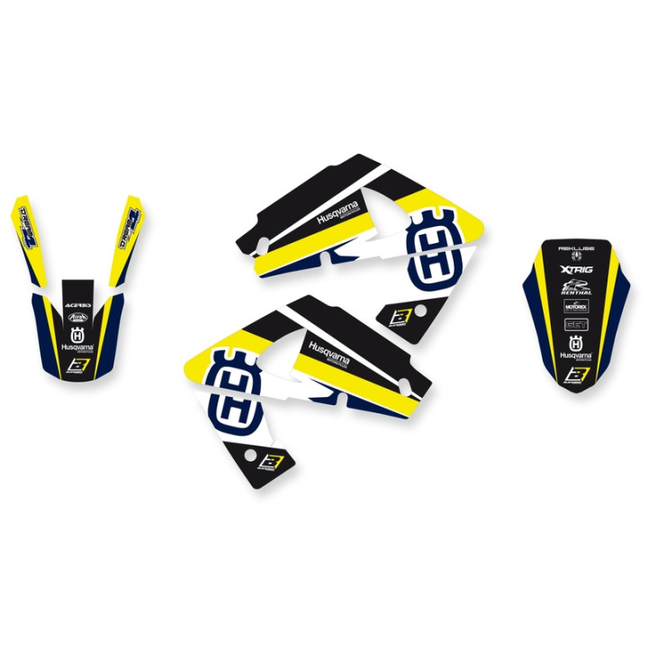 Kit déco Blackbird Dream Graphic 4 Husqvarna | Oxmoto