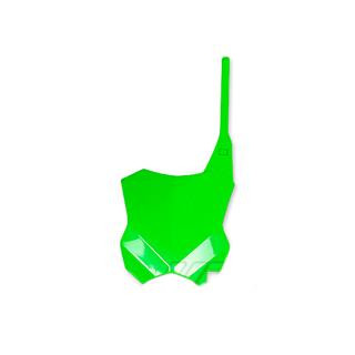 Plaque numéro frontale UFO vert fluo Kawasaki KX450F