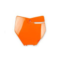 Plaque numéro frontale UFO orange fluo KTM SX/SX-F | Oxmoto