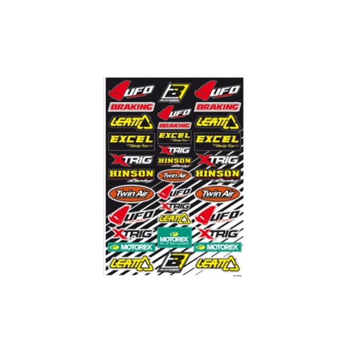 Planche de stickers Blackbird 2014 | Oxmoto