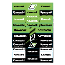 Planche de stickers Blackbird PVC - Kawasaki | Oxmoto