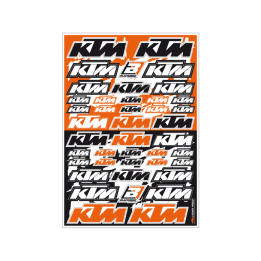 Planche de stickers Blackbird PVC - KTM | Oxmoto