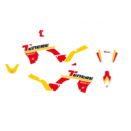 Kit déco Blackbird Rally Ride - rouge | Oxmoto