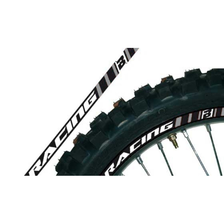 Déco de jante Blackbird grise universelle | Oxmoto