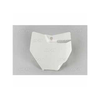 Plaque numéro frontale UFO blanc KTM SX85 | Oxmoto
