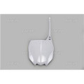 Plaque numéro frontale UFO blanc Yamaha YZ450F | Oxmoto