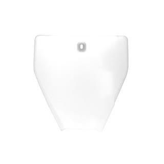 Plaque numéro frontale Racetech blanc Husqvarna TC85