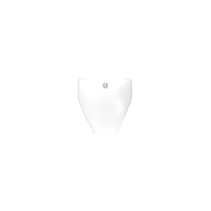 Plaque numéro frontale Racetech blanc Husqvarna TC85