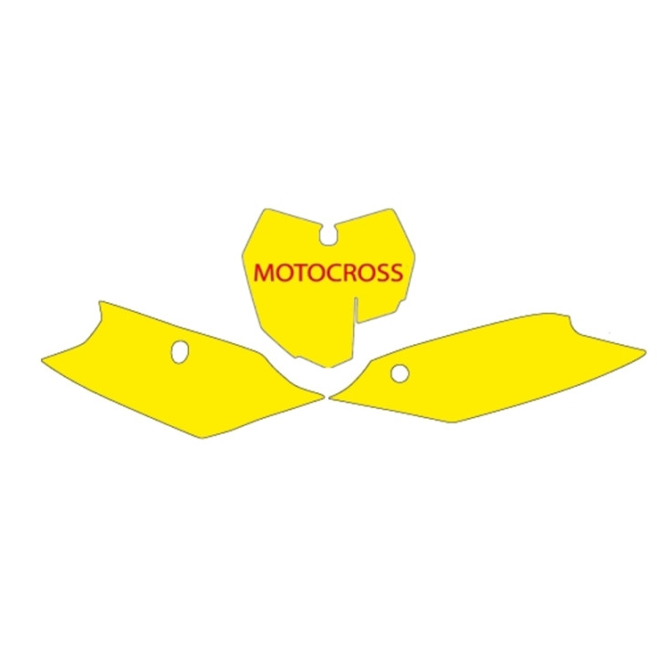Fonds de plaque Blackbird noir KTM SX/SX-F 3519/000006