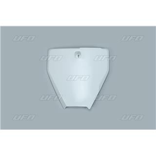 Plaque numéro frontale UFO blanc Husqvarna tc85 | Oxmoto