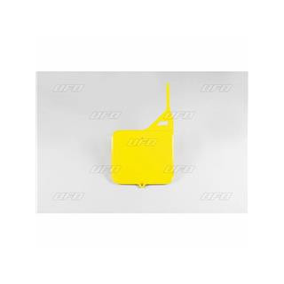 Plaque numéro frontale UFO jaune Suzuki RM125/250 | Oxmoto