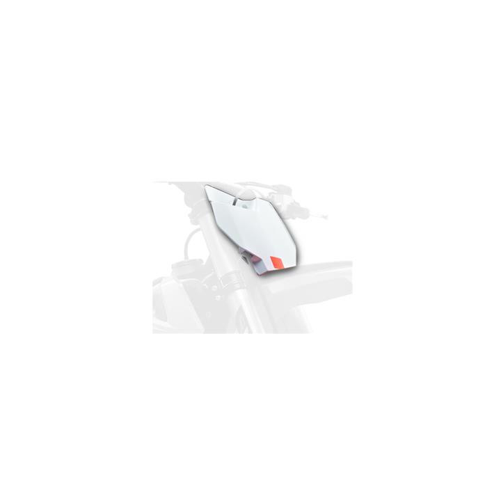 Plaque numéro frontale Polisport blanc KTM SX85 | Oxmoto