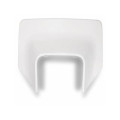 Plaque numéro frontale UFO Husqvarna blanc | Oxmoto