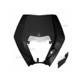 Plaque numéro frontale UFO KTM noir | Oxmoto