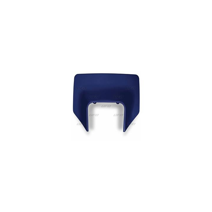 Plaque numéro frontale UFO Husqvarna bleu | Oxmoto