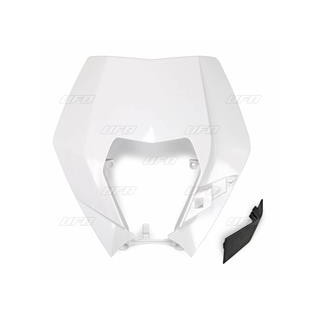 Plaque numéro frontale UFO KTM blanc | Oxmoto
