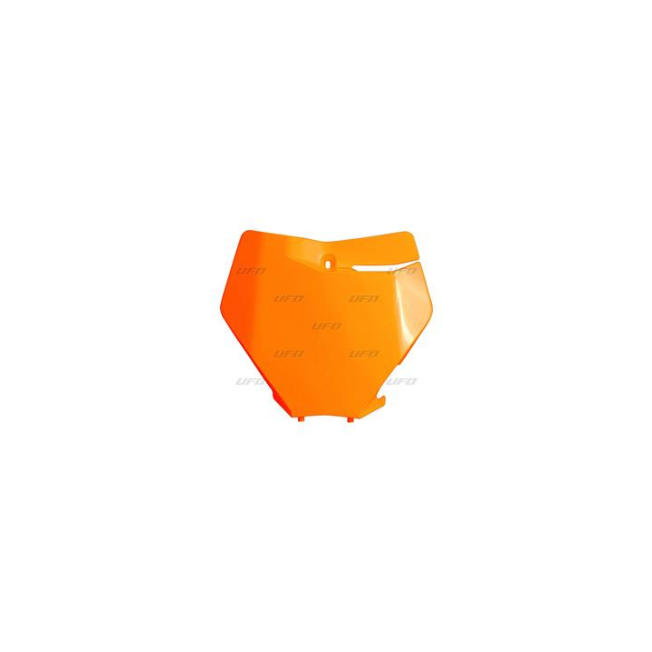 Plaque numéro frontale UFO orange KTM SX/SX-F | Oxmoto
