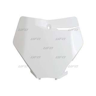 Plaque numéro frontale UFO blanc KTM sx/sx-f | Oxmoto