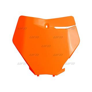 Plaque numéro frontale UFO orange fluo KTM sx/sx-f | Oxmoto