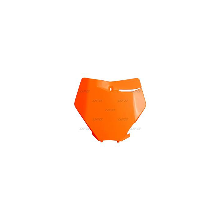 Plaque numéro frontale UFO orange fluo KTM sx/sx-f | Oxmoto