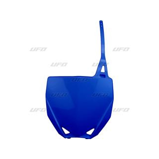 Plaque numéro frontale UFO bleu Yamaha YZ65 | Oxmoto