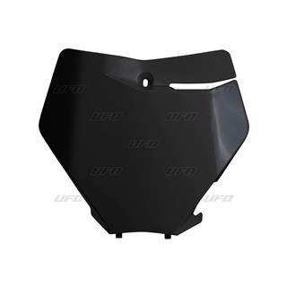 Plaque numéro frontale UFO noir KTM SX/SX-F | Oxmoto