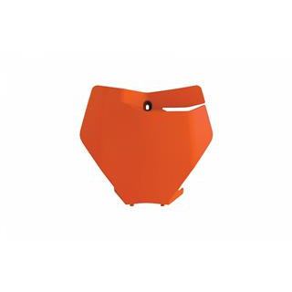 Plaque numéro frontale Polisport orange | Oxmoto