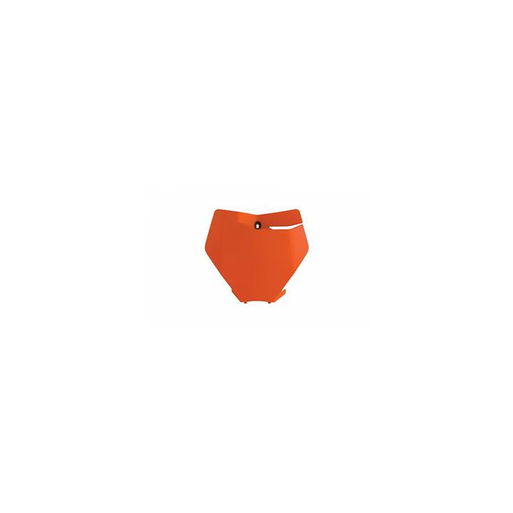 Plaque numéro frontale Polisport orange | Oxmoto