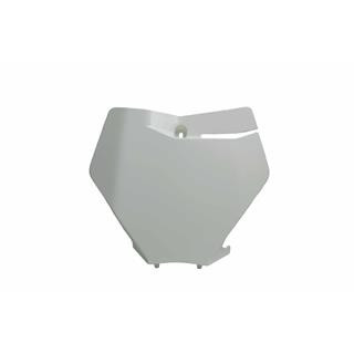 Plaque numéro frontale Racetech blanc KTM SX/SX-F | Oxmoto