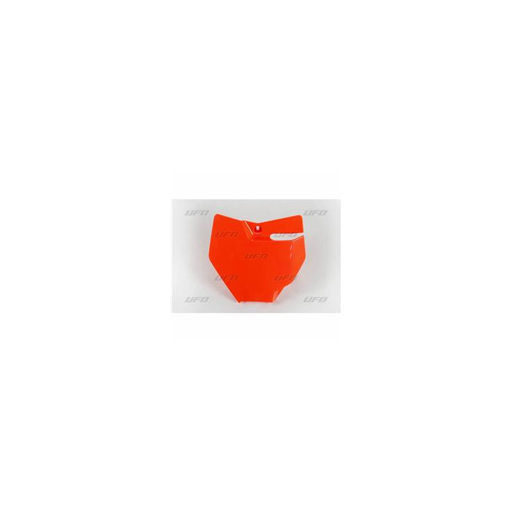 Plaque numéro frontale UFO orange fluo KTM sx85 | Oxmoto