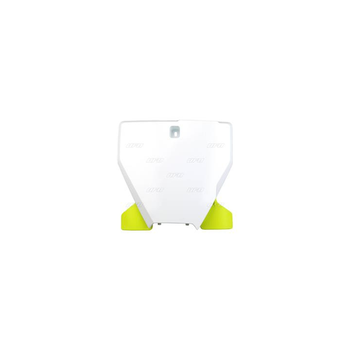 Plaque numéro frontale UFO blanc/jaune Husqvarna TC/FC
