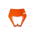 Plaque numéro frontale UFO orange KTM EXC/EXC-F | Oxmoto