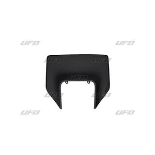 Plaque numéro frontale UFO noir Husqvarna FE/TE | Oxmoto