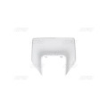 Plaque numéro frontale UFO blanc Husqvarna FE/TE | Oxmoto
