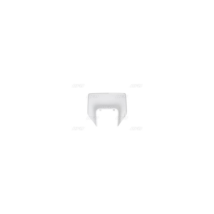 Plaque numéro frontale UFO blanc Husqvarna FE/TE | Oxmoto