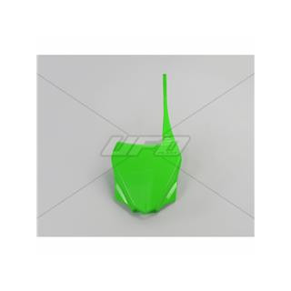 Plaque numéro frontale UFO vert Kawasaki KX85 | Oxmoto