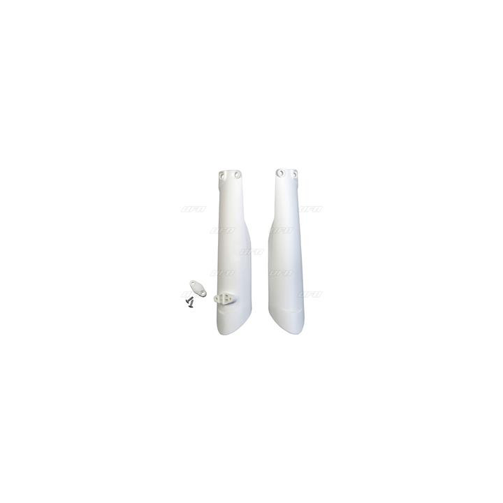 Protections de fourche UFO blanc Husqvarna TC/FC | Oxmoto