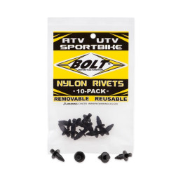 Rivets plastique M6 Bolt 10 pièces 2005-6SRIV | Oxmoto