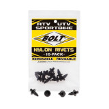 Rivets plastique M6 Bolt 10 pièces 2005-6SRIV | Oxmoto
