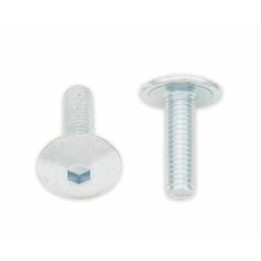 Vis tête bombée plate Bolt M6x1x20mm 10 pièces | Oxmoto