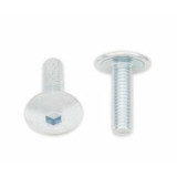 Vis tête bombée plate Bolt M6x1x20mm 10 pièces | Oxmoto