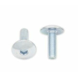 Vis tête bombée plate Bolt M5x0,80x16mm 10 pièces | Oxmoto